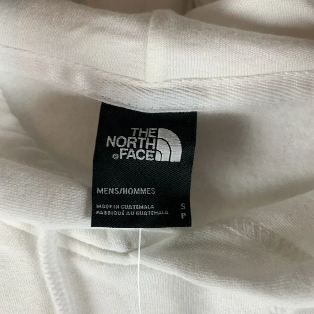 The North Face Hoodie Men Small Gray Cotton Drawstring Long Sleeve Pullover 6756